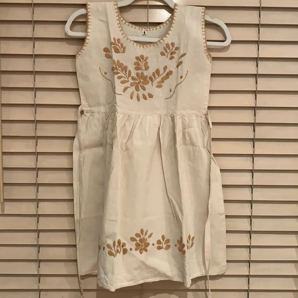 Girl Hand Embroidered Dress.